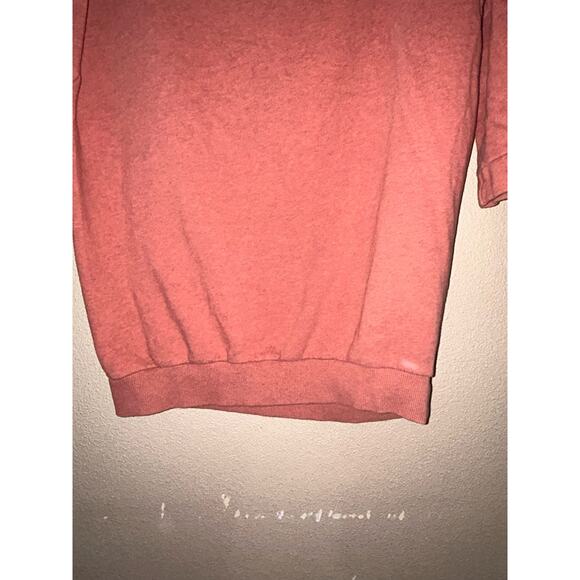 Humanoid Downtown Baddie VSCO Alt  Mauve Button Pocket 3/4 Sleeves Sweatshirt - Picture 3 of 5